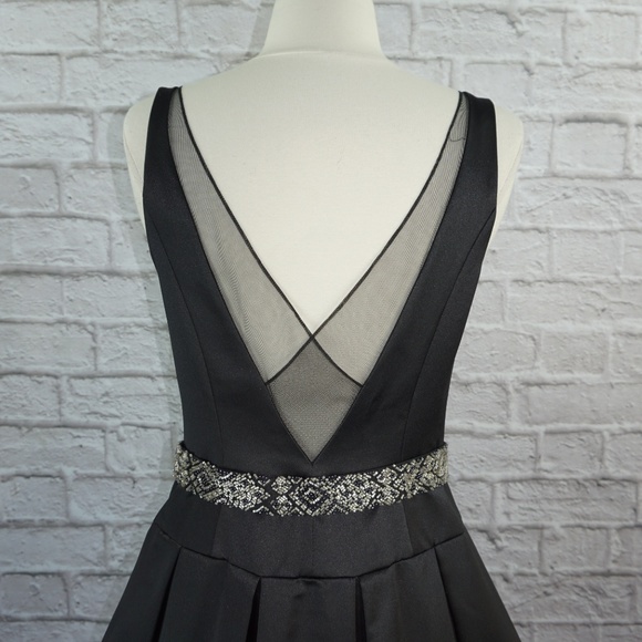 Vintage Chris Kole Black Beaded Dress 6 - Picture 4 of 7